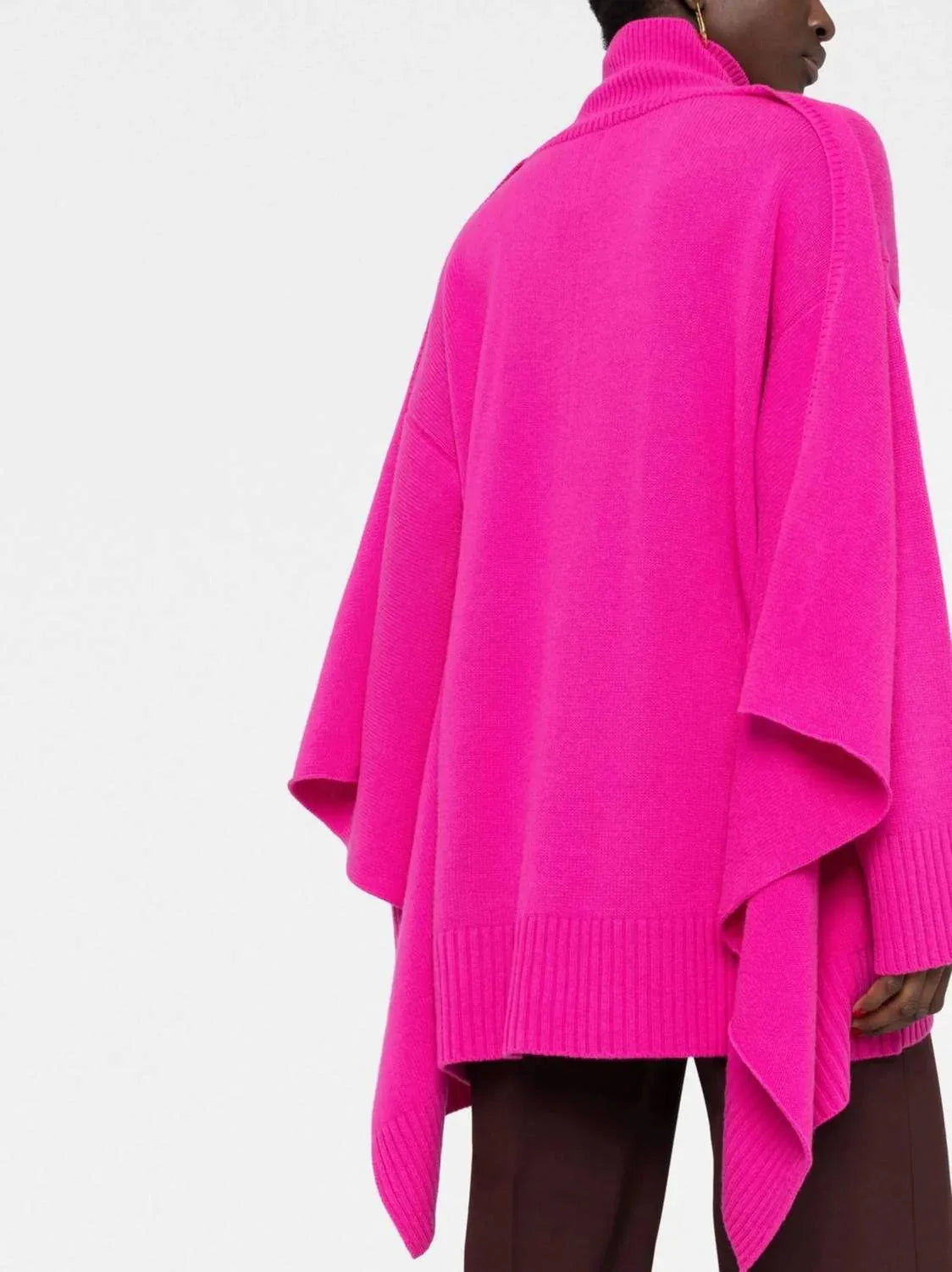 Valentino - Draped Turtleneck Sweater - additional view - Rack Hunt