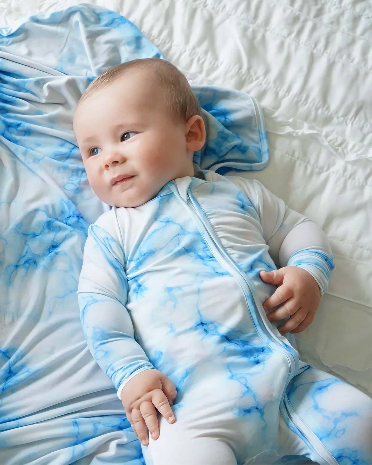 Milo Tie Dye Zippered Footies