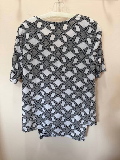 Women's Eyelash V-neck Asymmetrical Top