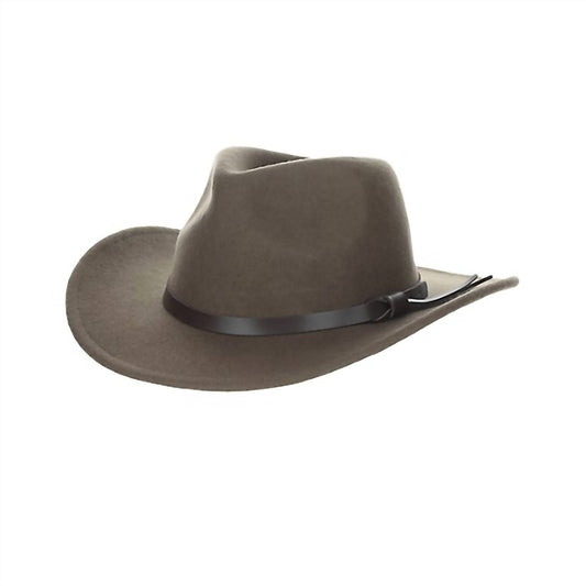 Men's Crushable Felt Outback Hat
