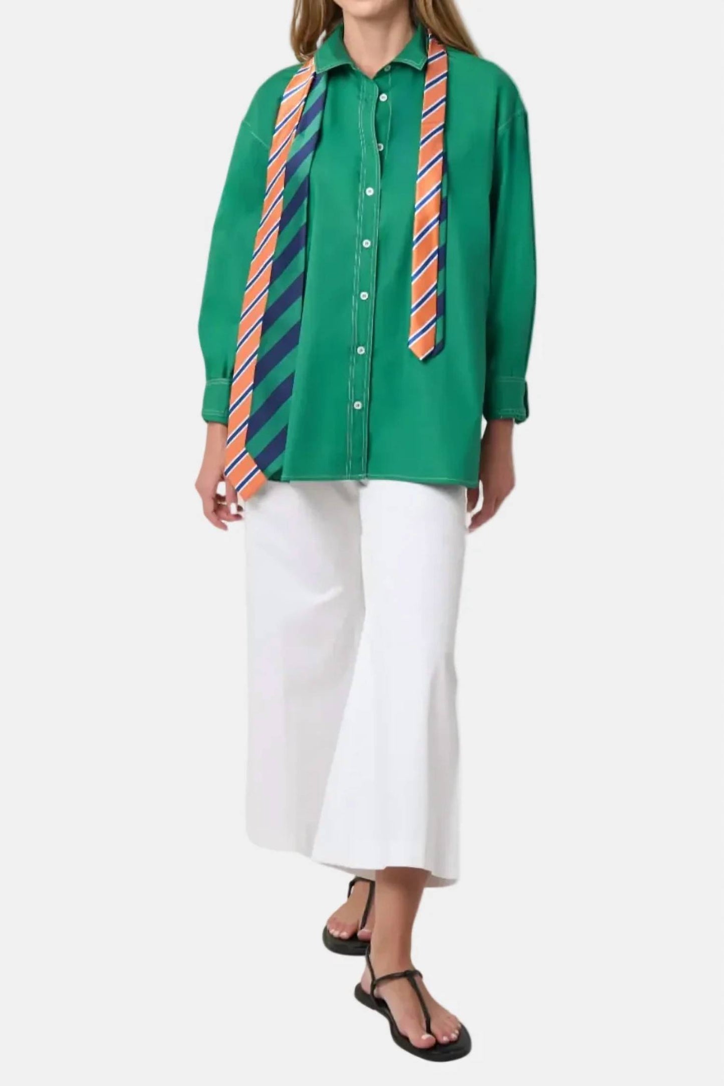 Ricky Topstitch Relaxed Shirt