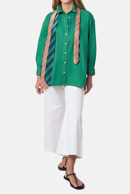 Ricky Topstitch Relaxed Shirt