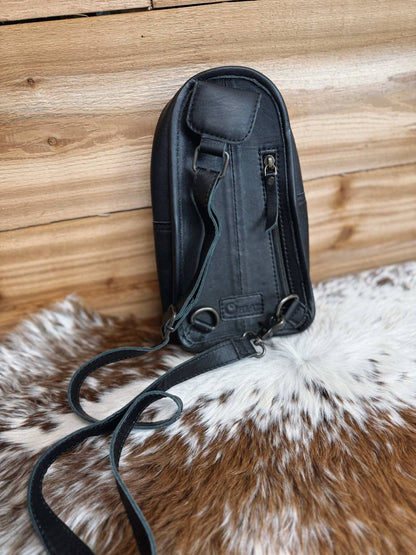 Women's Tooled Crossbody Bag