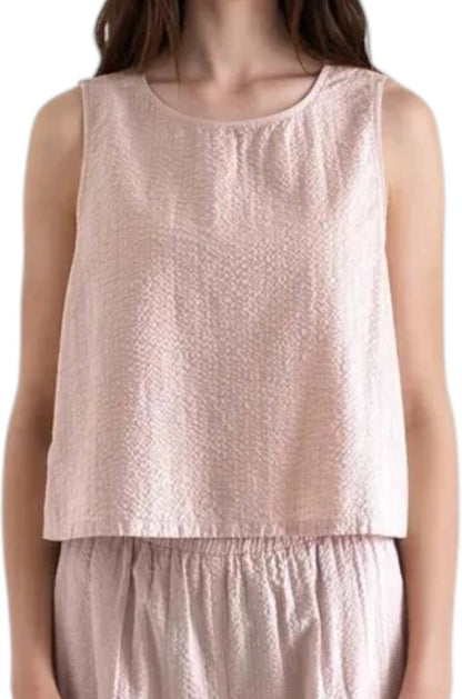 Seersucker Tank Top