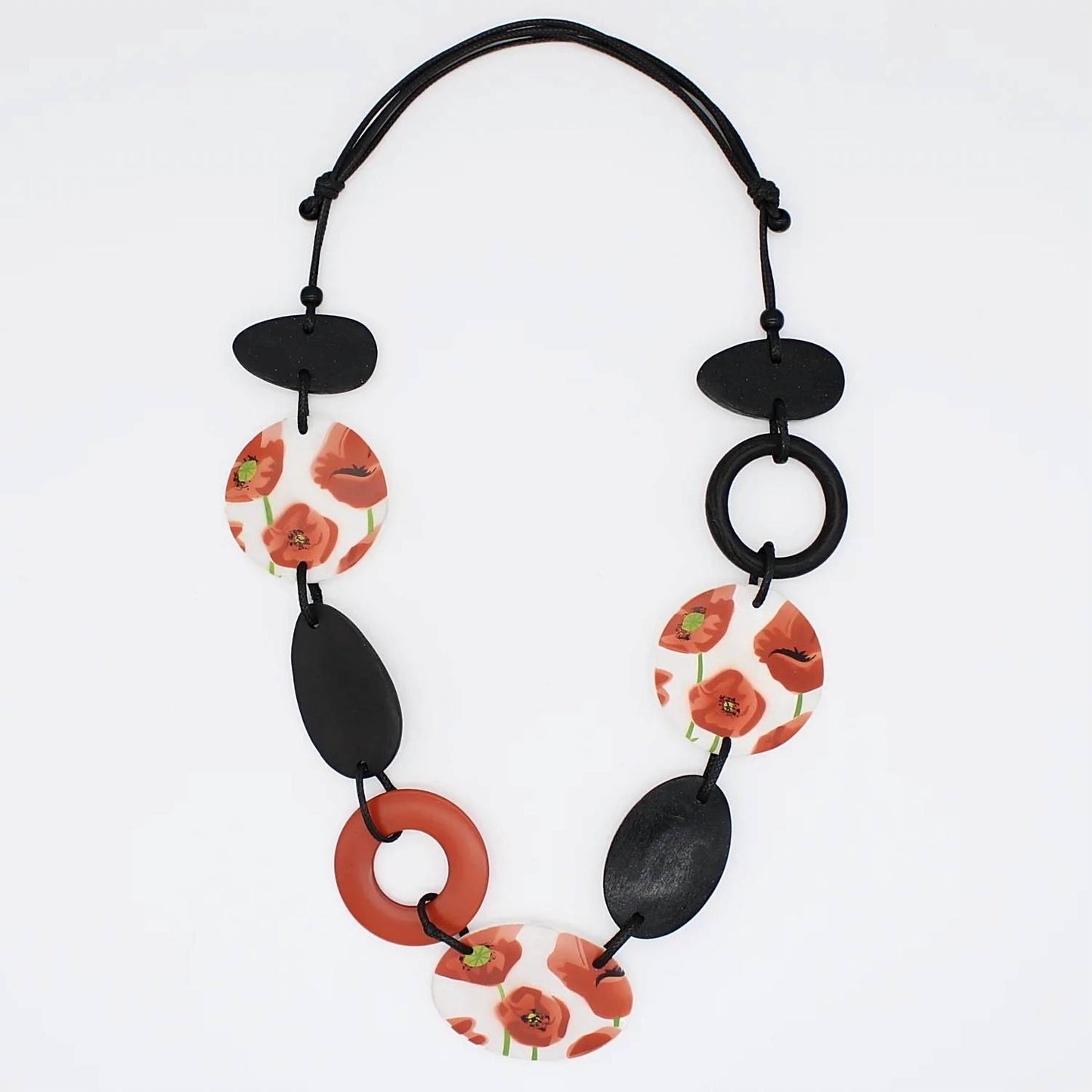 Women's Artful Poppies Gracie Necklace