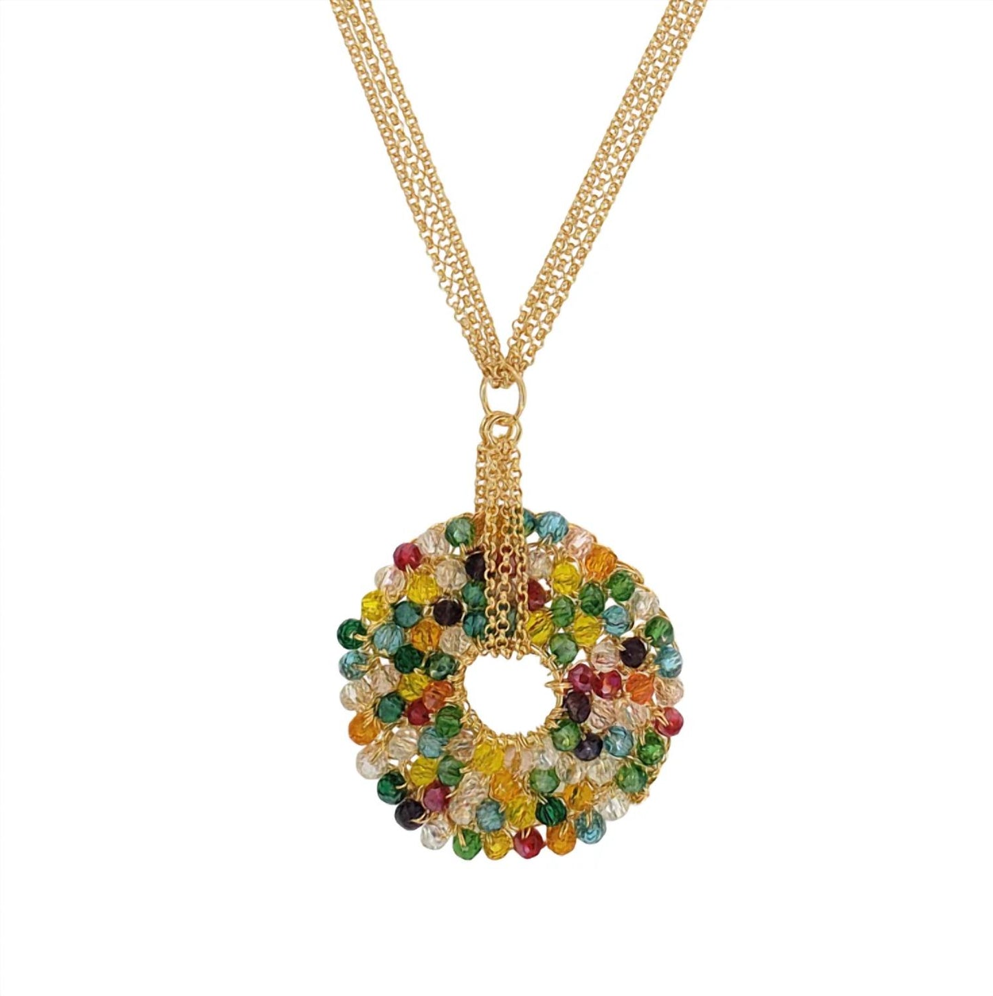 Women's Snowdrop Handmade Chochet Necklace