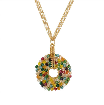 Women's Snowdrop Handmade Chochet Necklace