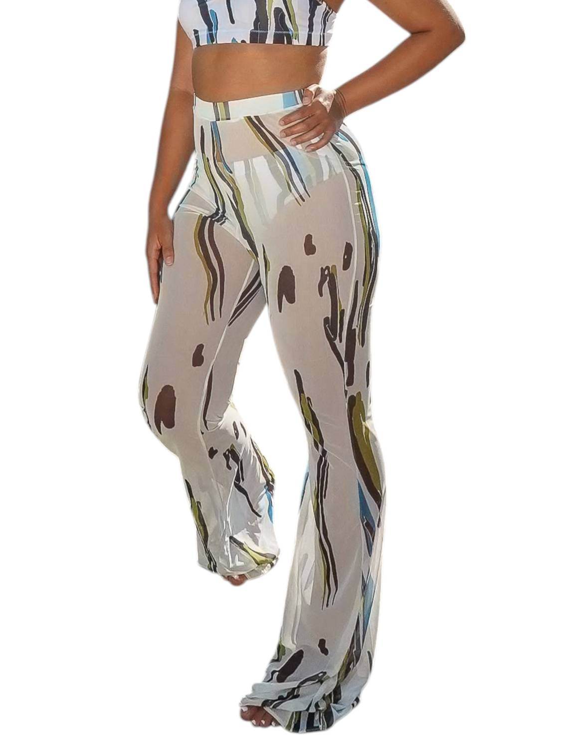 Koy & Victoria - Isa Flares Mesh Pants - Rack Hunt -