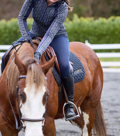Four-way Stretch Knit Zip Fleece Top