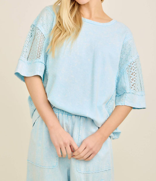 Lace And Eyelet Blouse