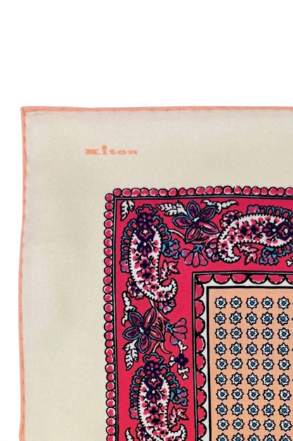 Silk Paisley Pocket Square