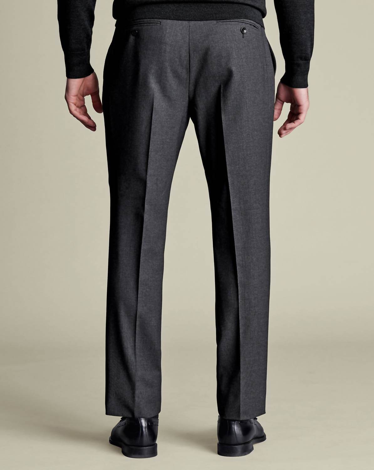 Charles Tyrwhitt - Natural Stretch Twill Suit Pants - Rack Hunt -