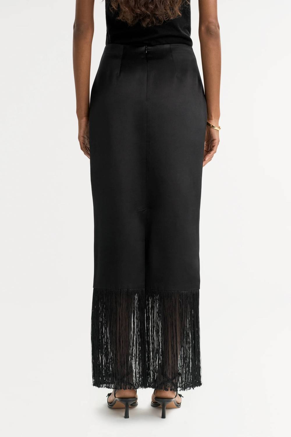 Full Length Fringe Skirt
