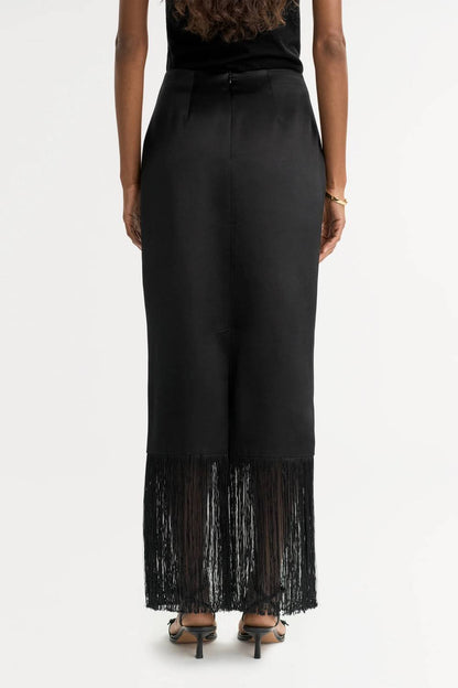 Full Length Fringe Skirt