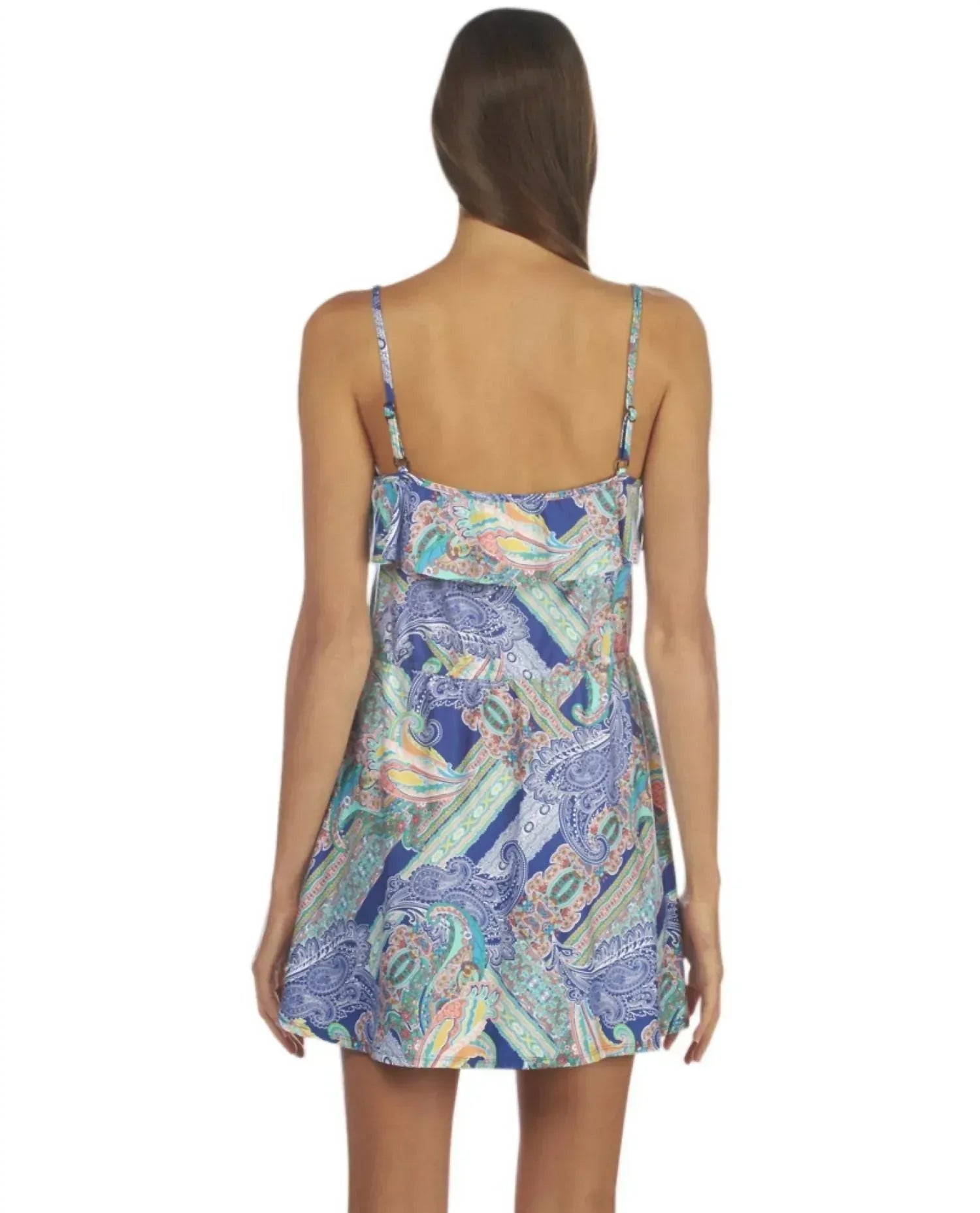 Kenneth Cole Reaction - Ruffle Drawstring Cover Up Dress - Rack Hunt
