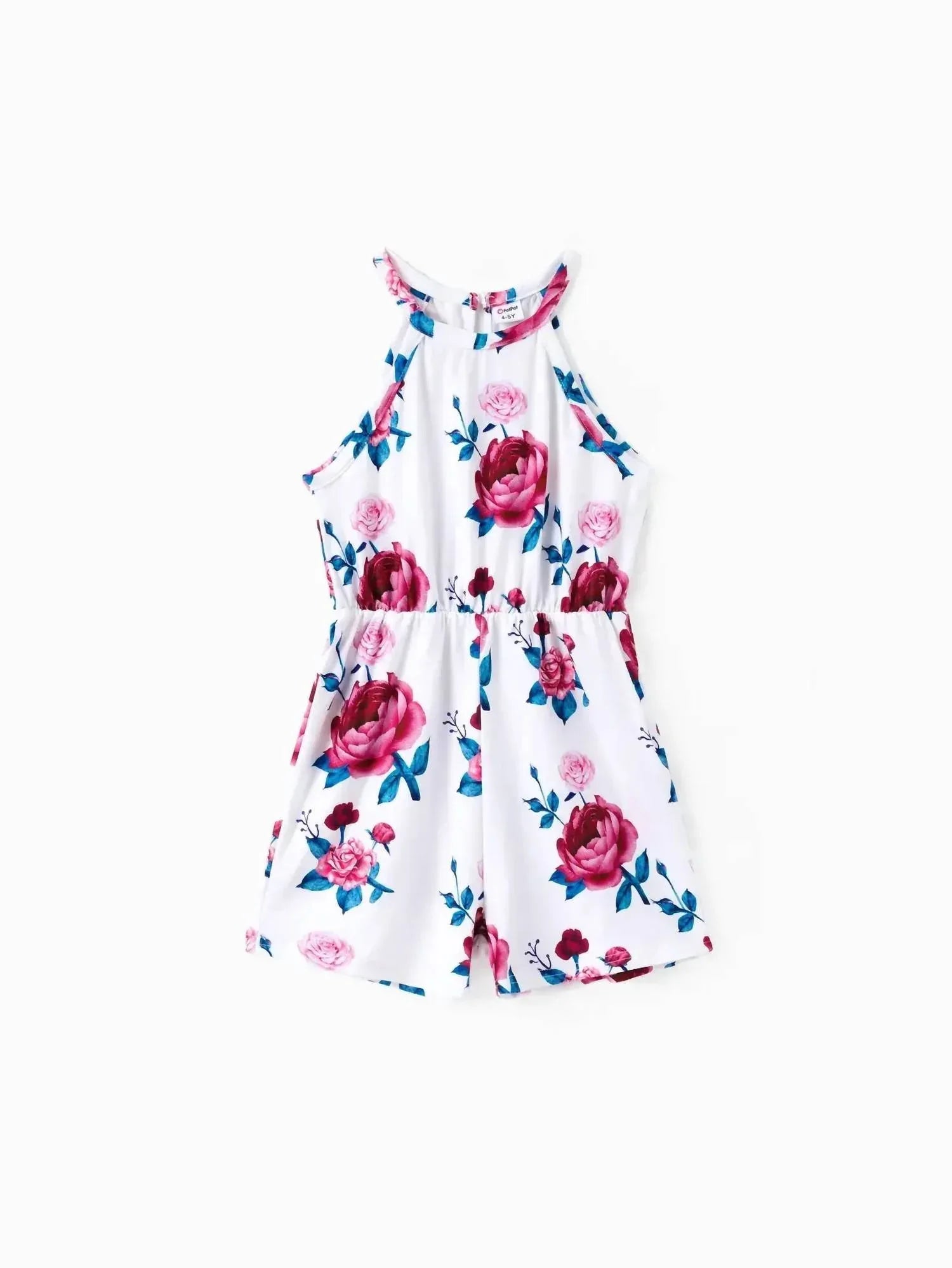 PatPat - Girl's Floral Halterneck Romper - Rack Hunt