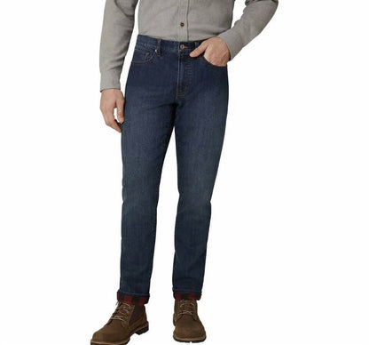 Straight Fit Eddie's Flex Flannel Lined Jeans