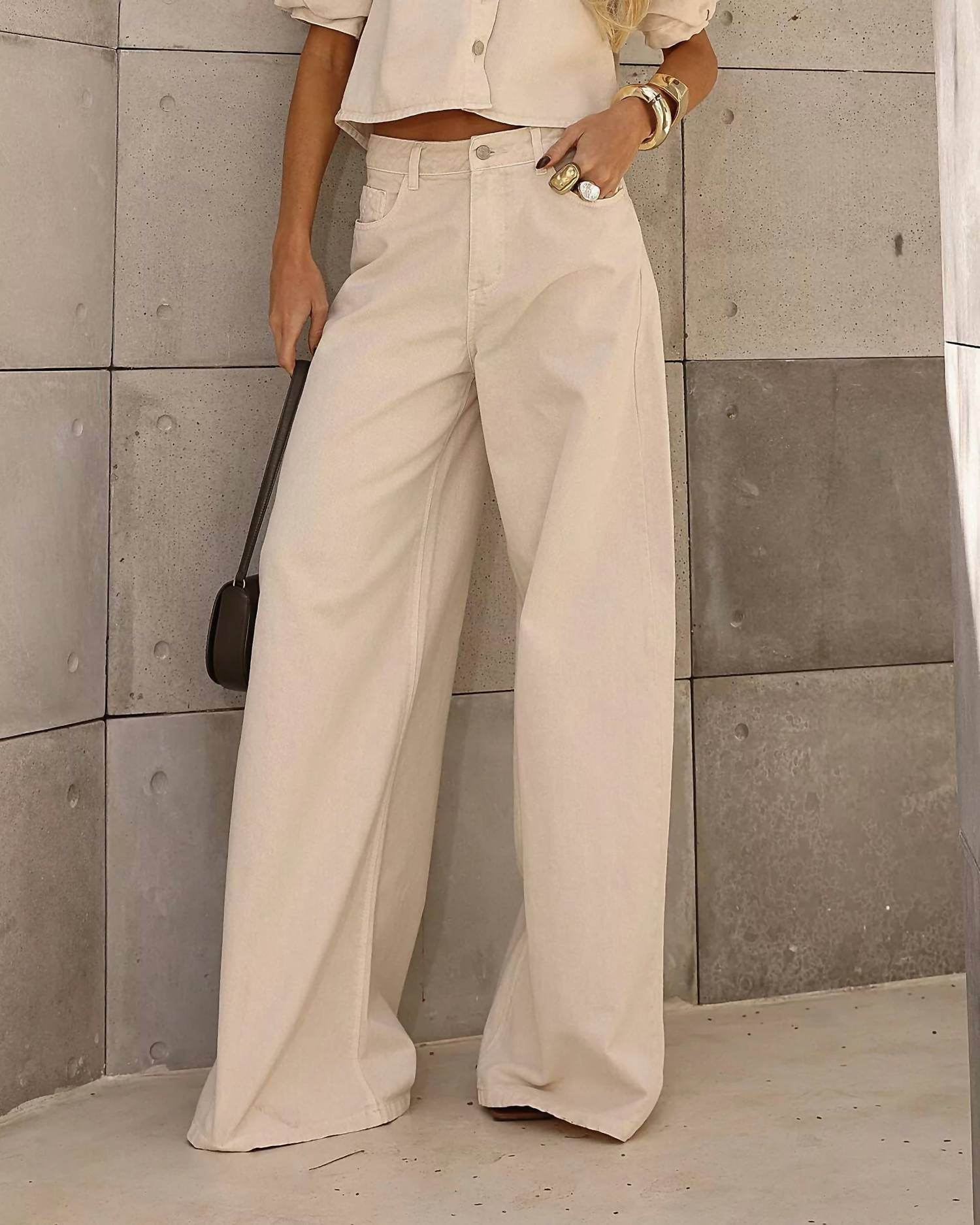 Alcance Jeans - Bloom Top And Pants Set - Rack Hunt -