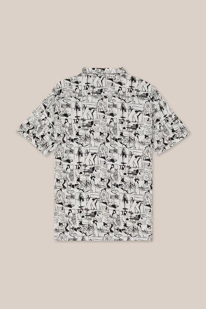 Graphic Print Short Sleeve Shirt