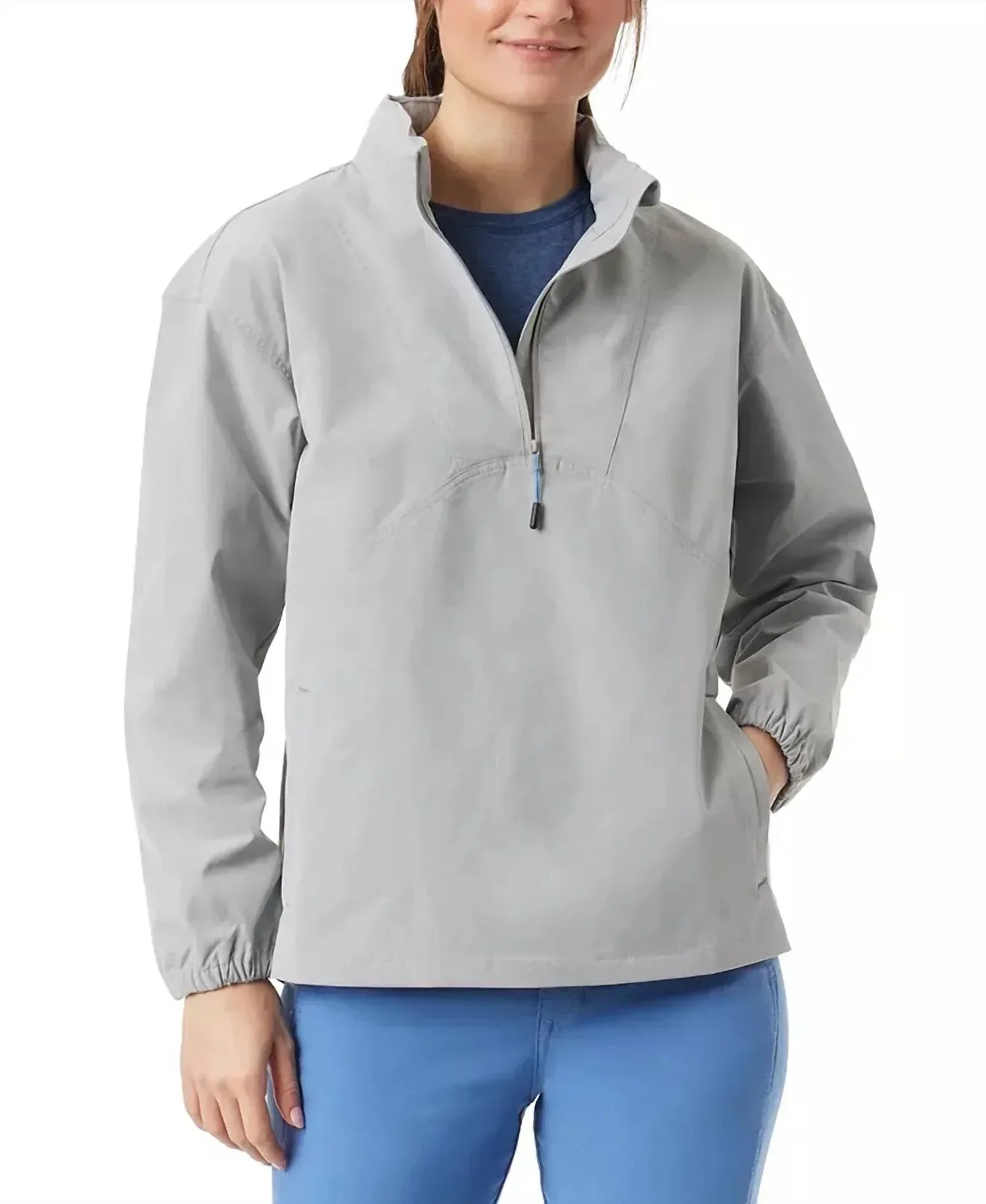 Bass Outdoor - Women's Ripstop Stow-able Half-zip Jacket - Rack Hunt