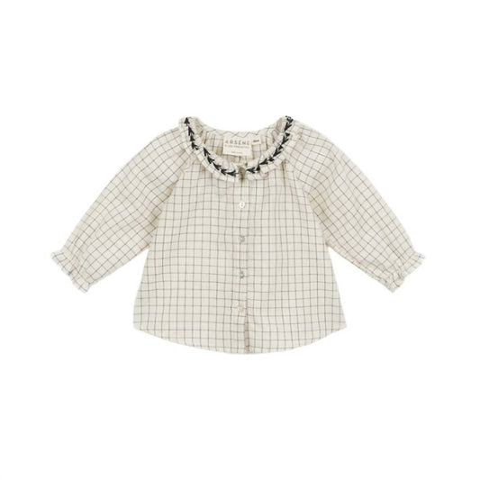 Girl's Baby Mini Checked Blouse