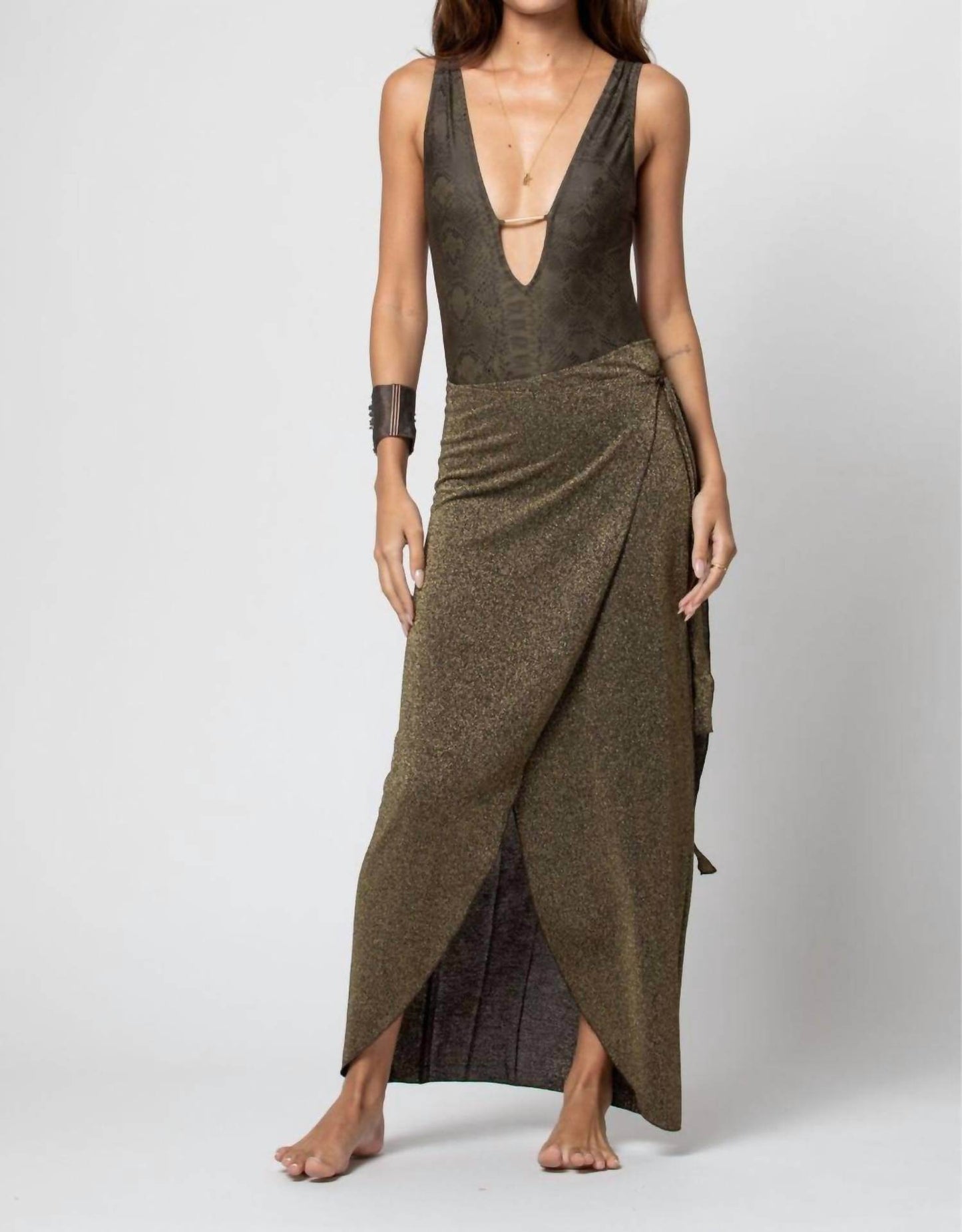 BELIZA - Long Lurex Pareo - Rack Hunt -