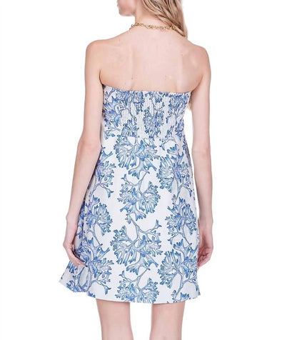 Strapless A-line Mini Dress