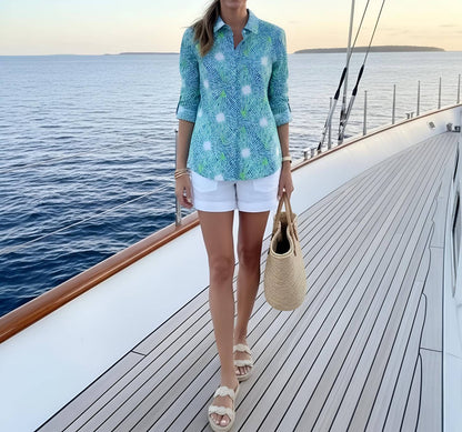 Nancy Three Quarter Sleeve Shirt