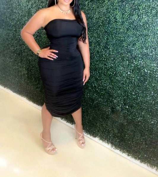 Magnolia Fashion - Double Take – Convertible Strapless Midi Dress - Rack Hunt -