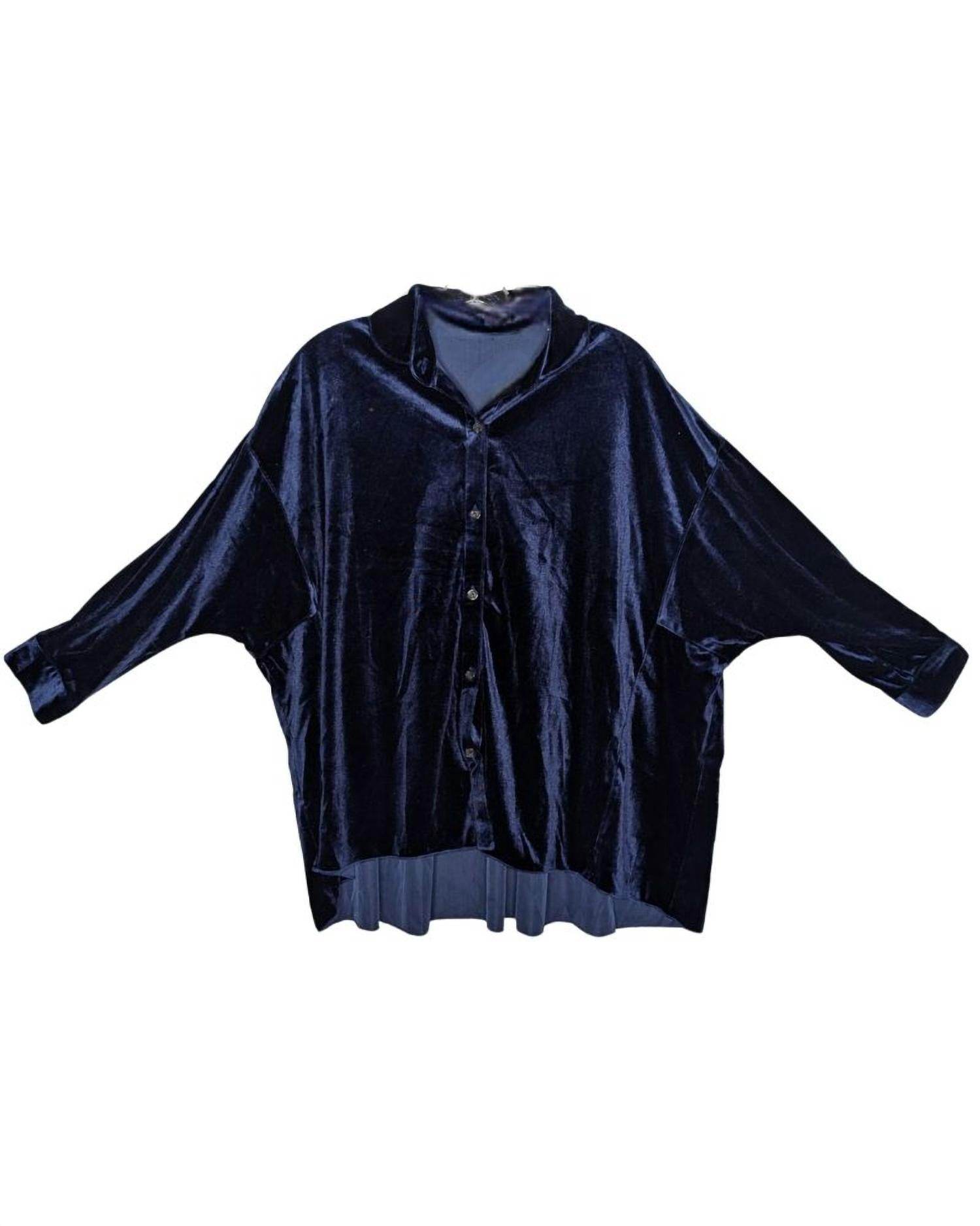 3 Potato - Long Sleeve Velvet Top - Rack Hunt