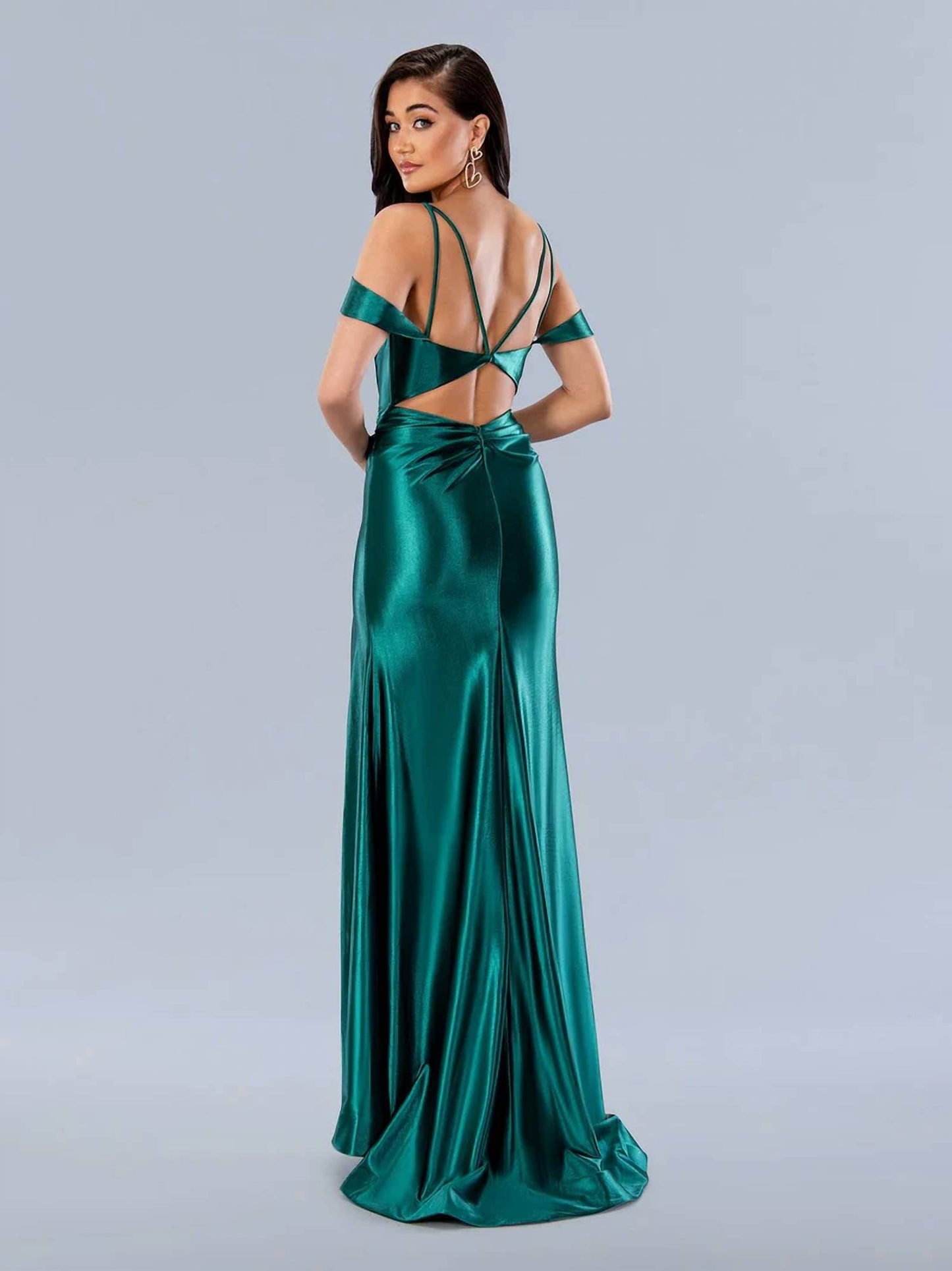 Long Fitted Formal Prom Dress