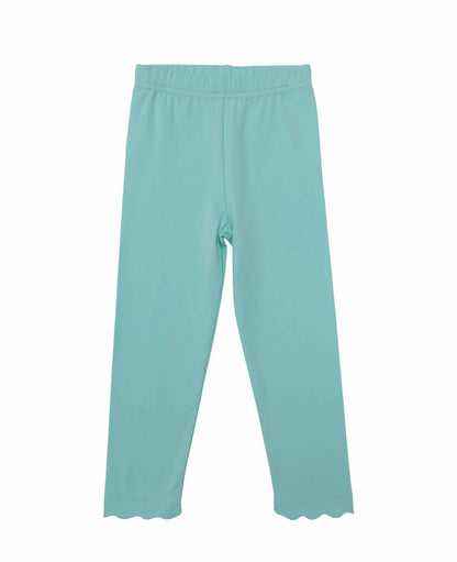 Girl's Scallop Leggings