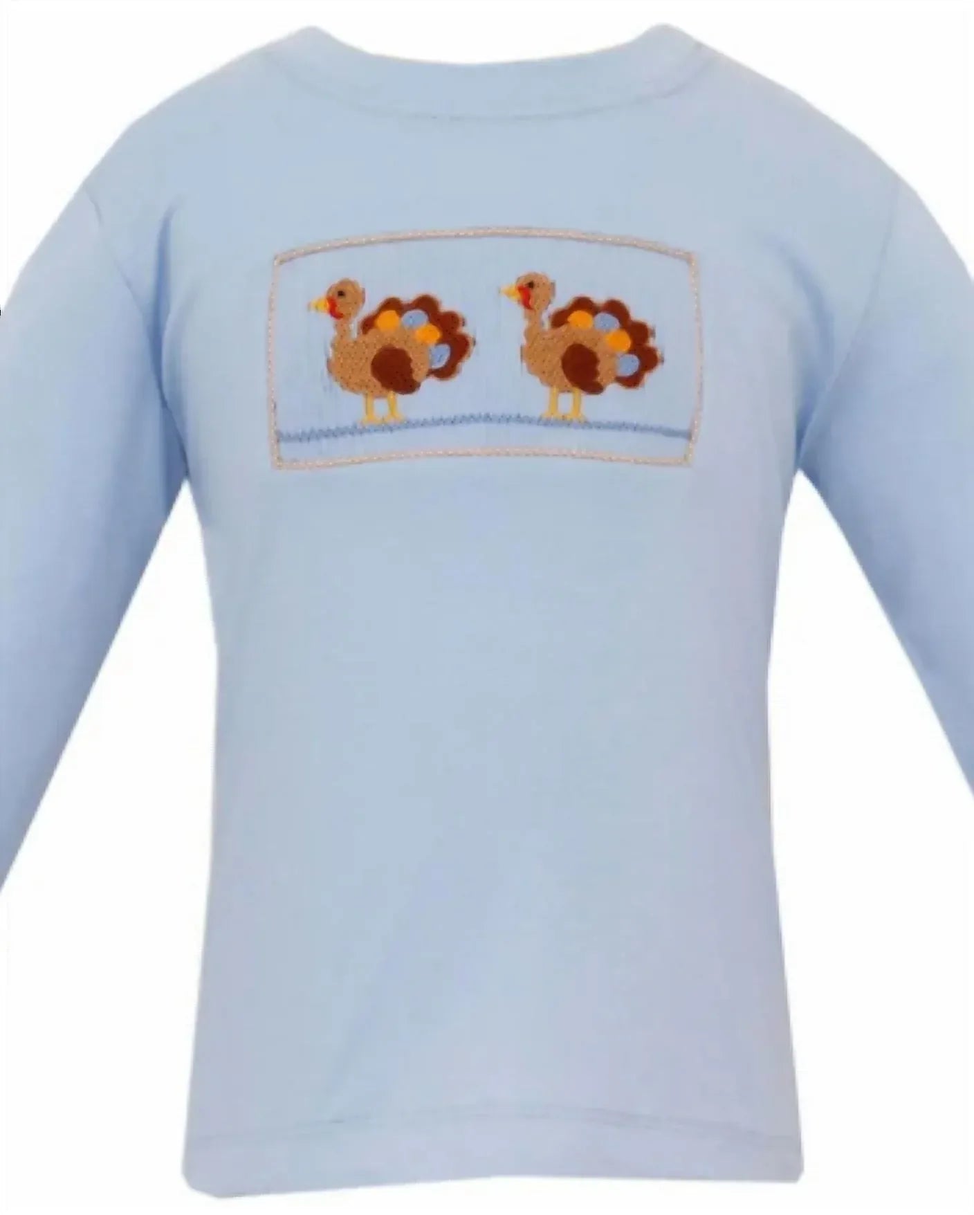 Anavini - Girl's Turkey Smocked Long Sleeve Knit Shirt - Rack Hunt