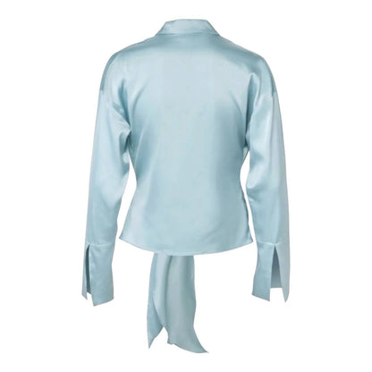 Gisele Satin Wrap Top