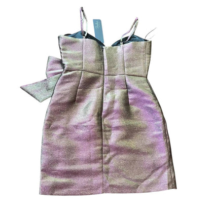 Women's Sleeveless Bow Detail Cocktail Dress