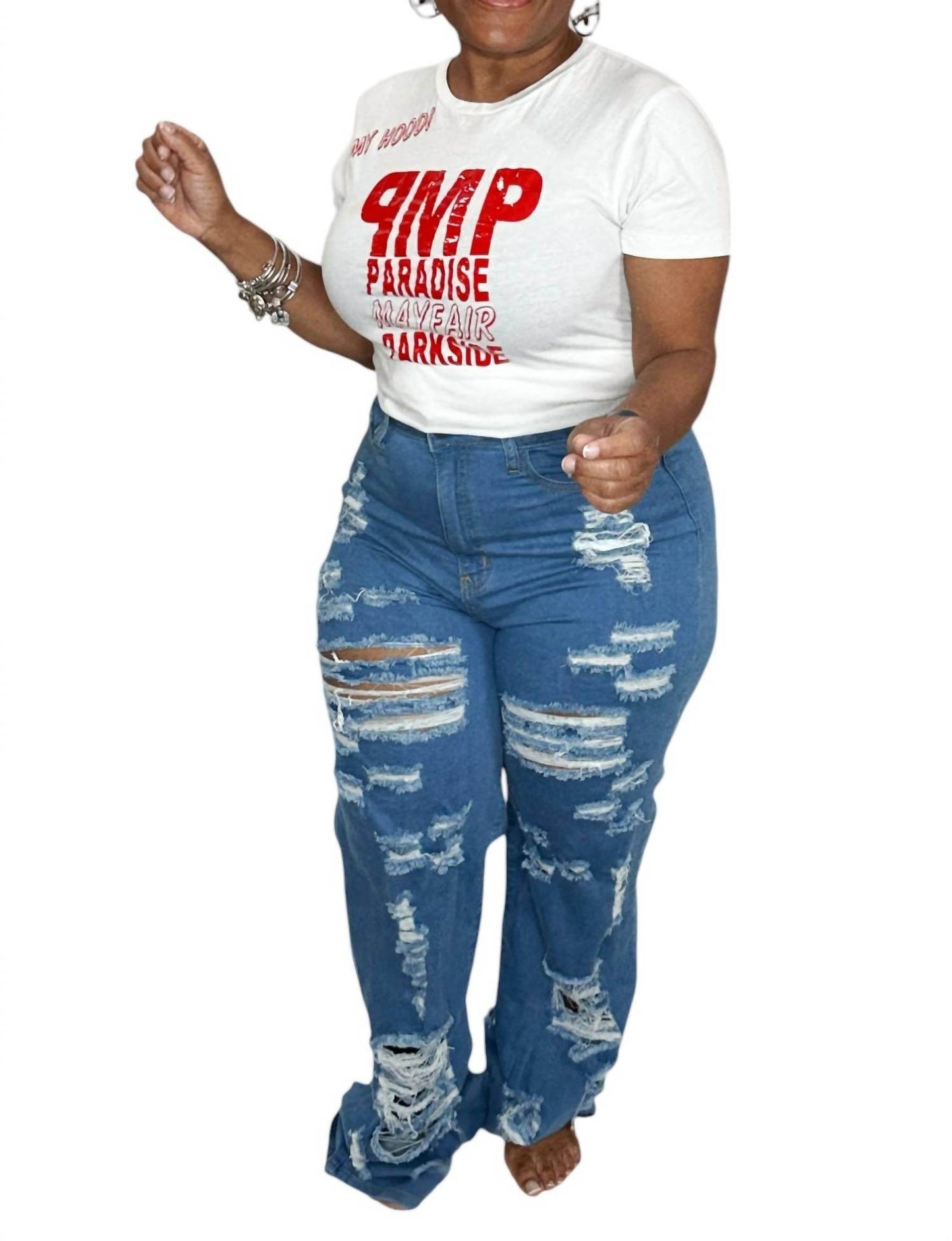 Loverly Fit - Distressed Jeans - Rack Hunt -