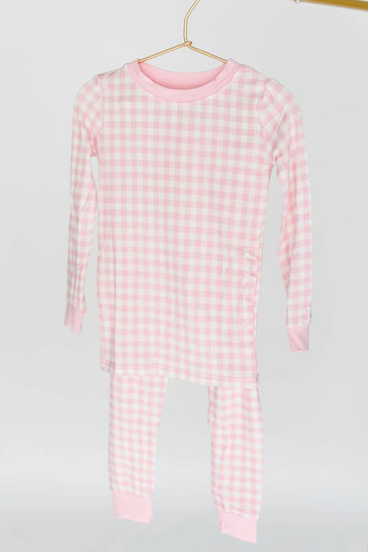 Kids' Gingham Two Piece Set