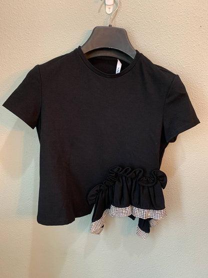 Women's Sequin Trimmed Tee