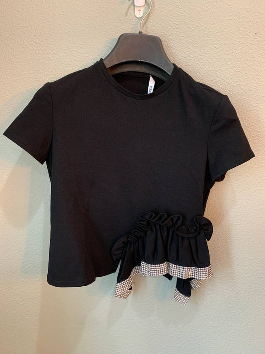 Women's Sequin Trimmed Tee