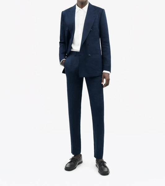 Tiger of Sweden - Tenuta Classic Slim Fit Linen Trousers - Rack Hunt