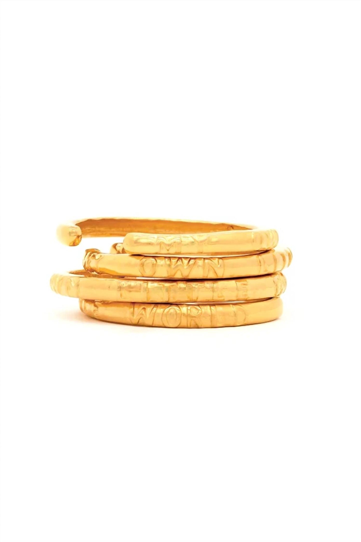 Women's Molw Script Cuff Bracelet