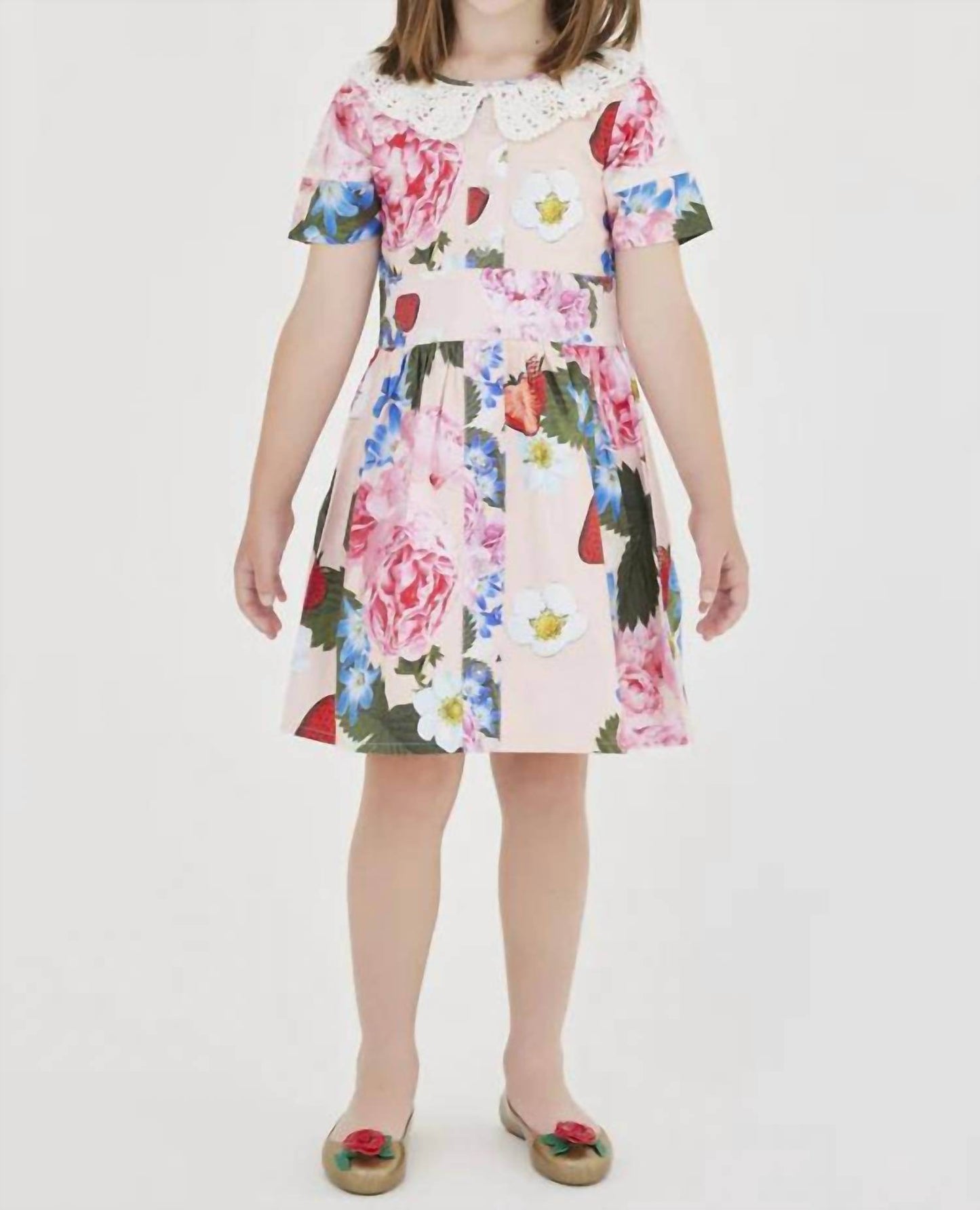 Sasha+Z - Strawberry & Peonies Printed Dress - Rack Hunt -