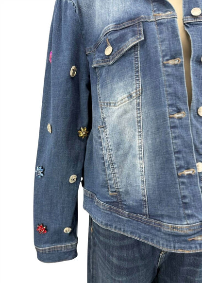 Back To Cool Jeweled Denim Jacket