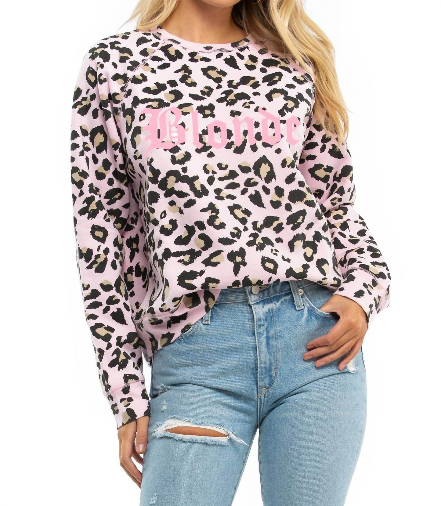 BRUNETTE THE LABEL - Blonde Middle Sister Crewneck Sweatshirt - Rack Hunt -