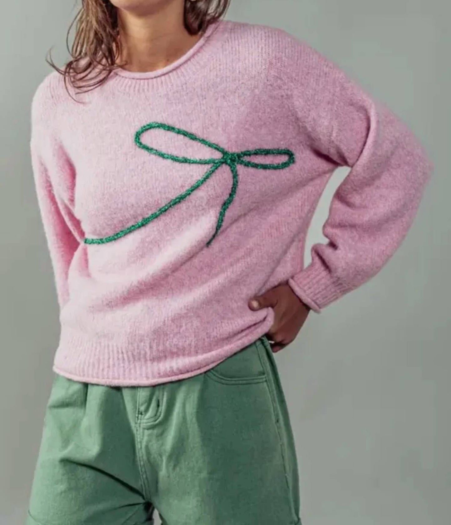 Women's Bow Knit Sweater