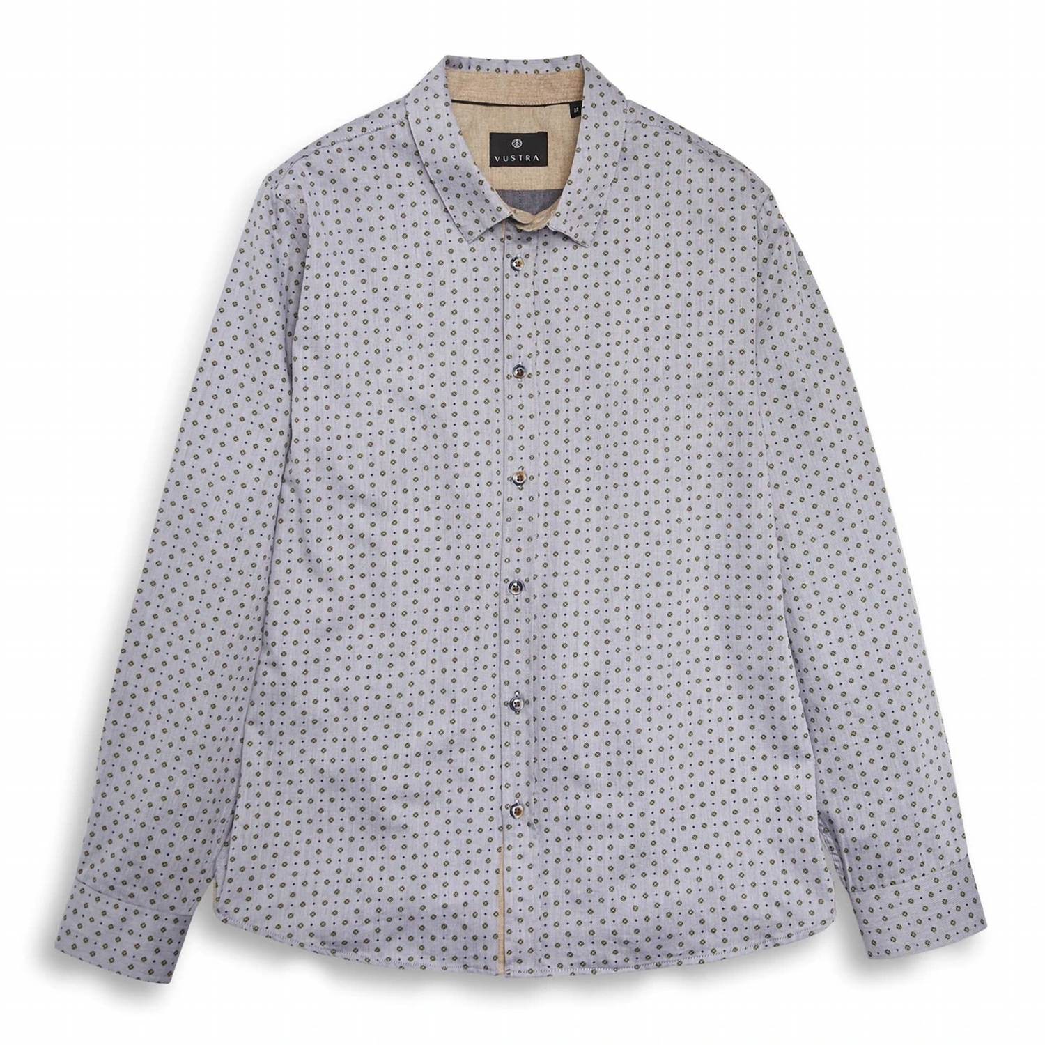 Vustra - Button Down Cotton Long Sleeve Shirt - Rack Hunt -