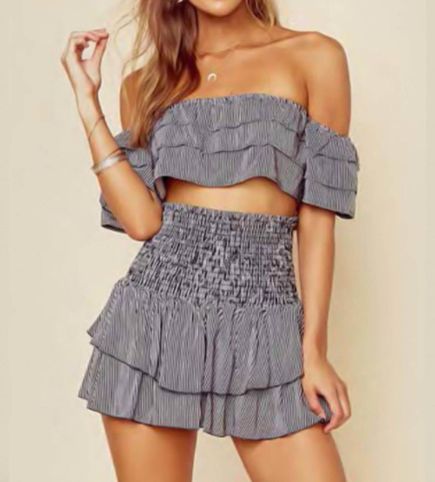 Blue Life - Lola Off The Shoulder Crop Top - Rack Hunt