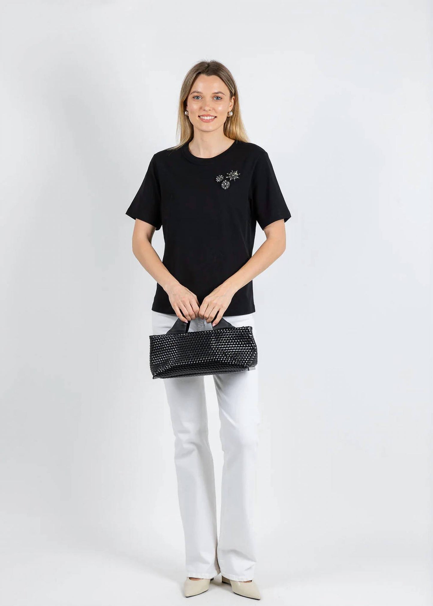 Flower Gem Short Sleeve Tee