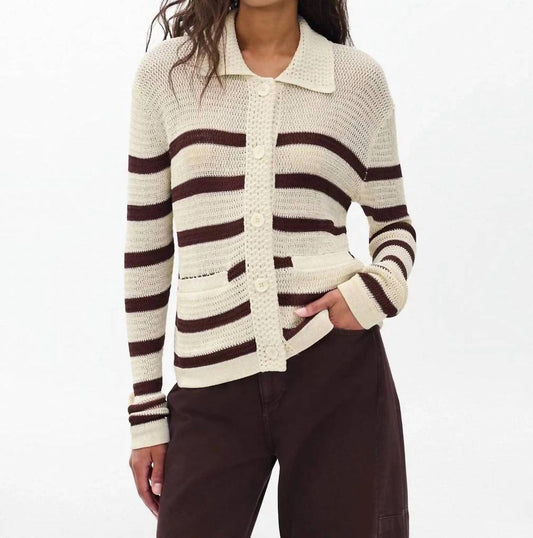 Costi Striped Cardigan