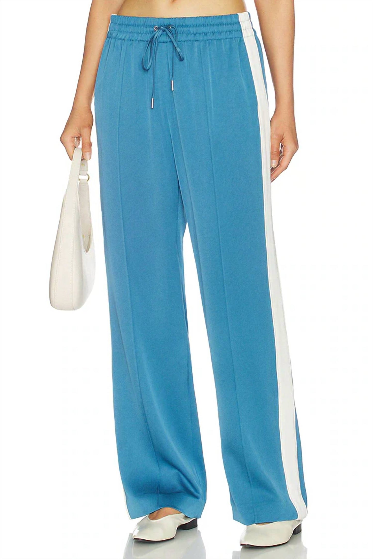 Nolan Satin Side Striped Pant